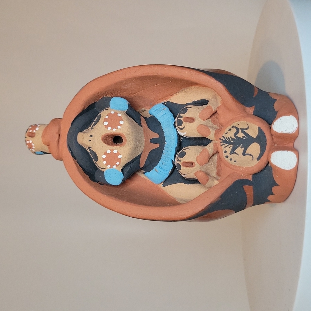 Jemez Pueblo American Native Storyteller Sculpture
